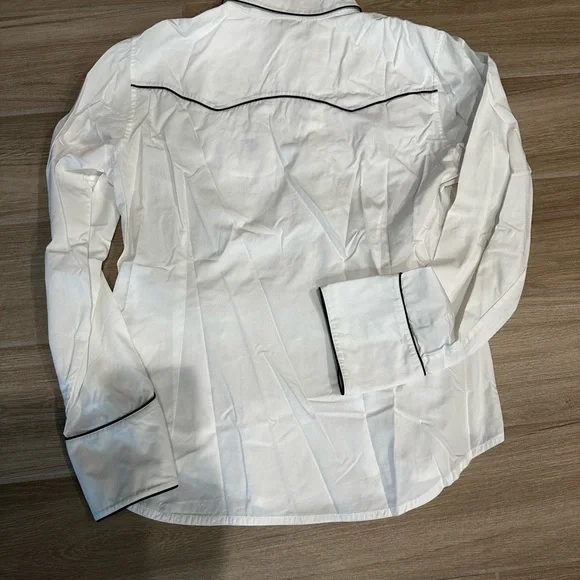 Beautiful Ralph Lauren Western Snap buttons shirt beaded size L cowboy shirt - Picture 10 of 13